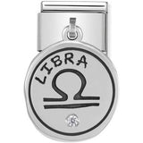 Nomination Classic Silver Zodiac Libra Drop Charm SALE
