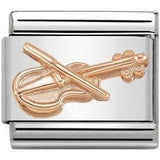 Nomination Classic Rose Gold Music Violin Charm SALE