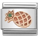 Nomination Classic Rose Gold CZ Pineapple Charm  SALE