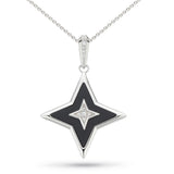 Kit Heath Nocturne Astoria Onyx Star Necklace SALE