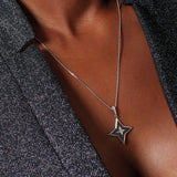 Kit Heath Nocturne Astoria Onyx Star Necklace SALE