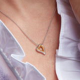 Kit Heath Desire Love Story Gold Heart Necklace SALE