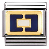 Nomination Classic Gold Enamel Nautical Alphabet P Charm SALE