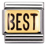 Nomination Classic Gold Enamel BEST Charm SALE