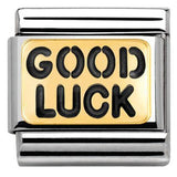 Nomination Classic Gold Enamel Good Luck Charm SALE