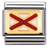 Nomination Classic Gold Enamel Nautical Alphabet V Charm SALE