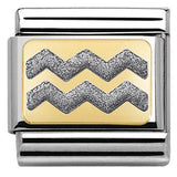 Nomination Classic Gold Glitter Enamel Zig Zag Charm SALE