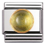 Nomination Classic Gold Precious Stone Round Peridot Charm SALE
