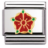 Nomination Classic Gold Enamel Lancashire Rose Charm SALE