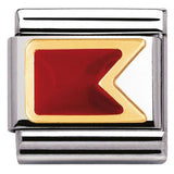 Nomination Classic Gold Enamel Nautical Alphabet B Charm SALE