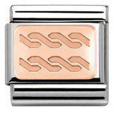 Nomination Classic Rose Gold Twist Pattern Charm SALE