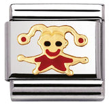 Nomination Classic Gold Enamel Jester Charm SALE