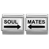 Nomination Classic Silver Enamel (Soul) Mates Charm SALE