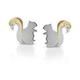 Nomination Symphony Squirrel Stud Earrings, Stainless Steel SALE