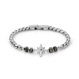 Nomination Atlante Bracelet, Stainless Steel Grey Wind Rose