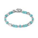 Nomination Instinct Style Infinity Bracelet, Stainless Steel Turquoise