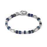Nomination Instinct Style Infinity Bracelet, Stainless Steel Sodalite