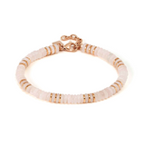 Nomination Instinct Style Infinity Bracelet, Stainless Steel Rose Quartz