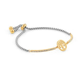 Nomination Milleluci Tree of Life Bracelet, Stainless Steel Gold PVD CZ