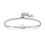 Nomination Milleluci Crown Bracelet, Stainless Steel CZ