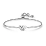 Nomination Milleluci Engraved Cat Bracelet, Stainless Steel CZ