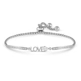 Nomination Milleluci LOVE Bracelet, Stainless Steel CZ