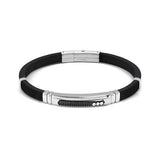 Nomination City Energy Bracelet, Stainless Steel Rubber