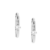Nomination ChainsOfStyle Hoop Earrings, Stainless Steel CZ