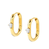 Nomination ChainsOfStyle Hoop Earrings, Stainless Steel CZ