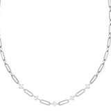 Nomination ChainsOfStyle Short Necklace, Stainless Steel CZ