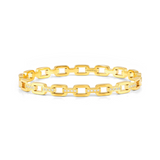 Nomination Pretty Bangles Chain Link Design, Gold Finish