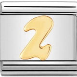 Nomination Classic Gold Number Two Charm