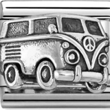 Nomination Classic Sterling Silver VW Camper Van Charm
