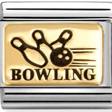 Nomination Classic Gold Bowling Charm