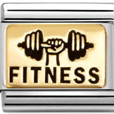 Nomination Classic Gold Fitness Charm