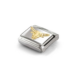 Nomination Classic Gold Zodiac Etched Taurus Charm