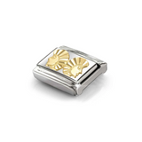 Nomination Classic Gold Zodiac Etched Gemini Charm