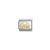 Nomination Classic Gold Zodiac Etched Cancer Charm