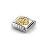 Nomination Classic Gold Zodiac Etched Leo Charm