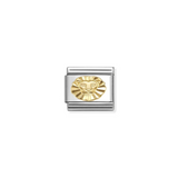 Nomination Classic Gold Zodiac Etched Leo Charm