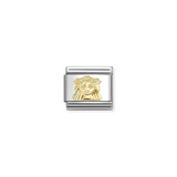 Nomination Classic Gold Zodiac Etched Virgo Charm