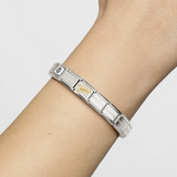 Nomination Classic Gold Zodiac Etched Scorpio Charm