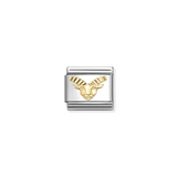 Nomination Classic Gold Zodiac Etched Capricorn Charm