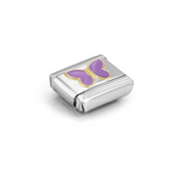 Nomination Classic Gold Enamel Lilac Butterfly Charm