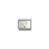 Nomination Classic Gold Enamel Hot Air Balloon Charm