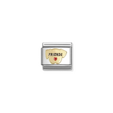 Nomination Classic Gold Enamel Dog Friends Charm