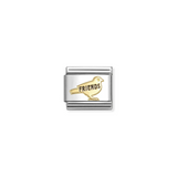 Nomination Classic Gold Enamel Bird Friends Charm