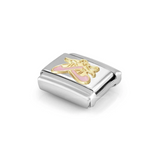 Nomination Classic Gold Enamel Pink Ballet Shoes Charm