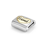 Nomination Classic Gold Enamel Friend Heart Charm