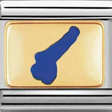 Nomination Classic Gold Enamel Lake Garda Charm